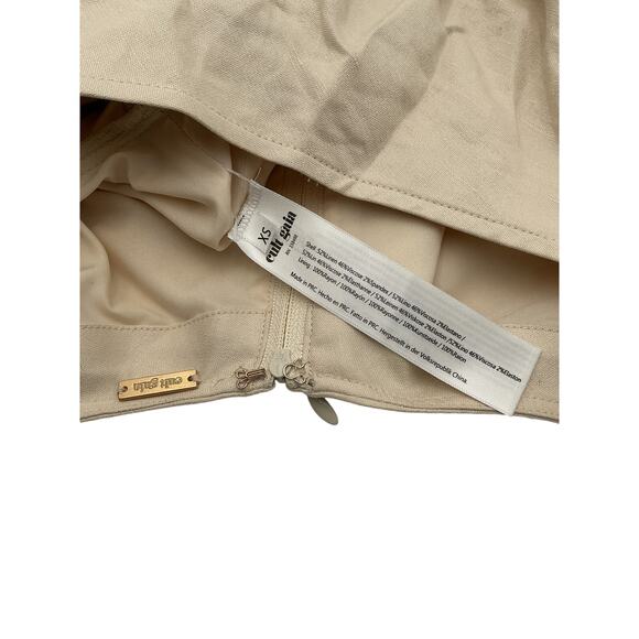 Cult Gaia 'Brenna' Beige Linen Top Size XS - Picture 4 of 4